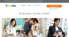 Desktop Screenshot of myfax.co.uk