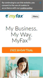 Mobile Screenshot of myfax.co.uk