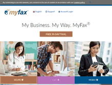 Tablet Screenshot of myfax.co.uk